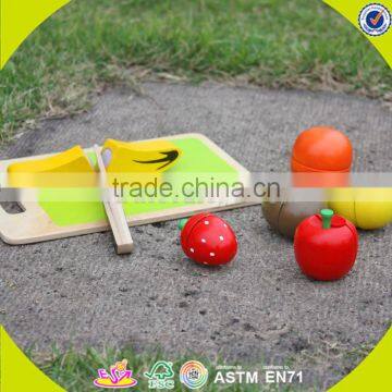 Wholesale Baby Wooden Cutting Fruit Toy, DIY Kids Wooden Cutting Fruit Toy, Role Play Wooden Cutting Fruit Toy W10B112 photo-6