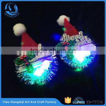 christmas lighted children battery earrings