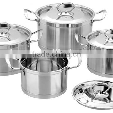 10pcs 16-24cm stainless steel high multi straight stock pot