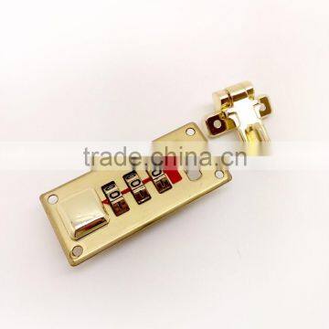 Combination Number Lock With Hasp for Pilot Case, Combination Lock With Push Buttom for Suitcase, Right Hand photo-3