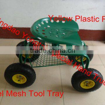 Rolling 4 Wheeled Garden Work Seat photo-2
