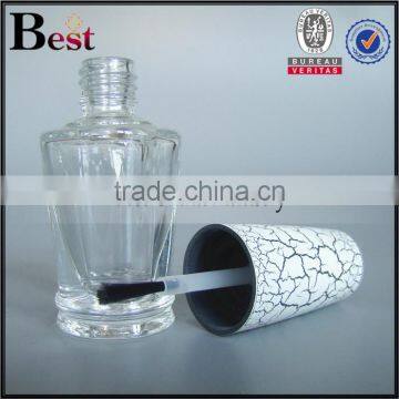 5ml Round Glass Nail Brush Bottle With Gold Plastic Nail Polish Brush Cap photo-6