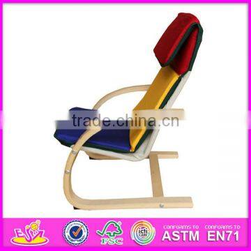 Colorful and Cheap Wooden Relax Chair,comfortable and Stable Wooden Chair Toy,wooden Relax Chair Toy W08F039 photo-5