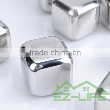 2017 Ruian Wholesale Custom Engraved Stainless Steel Whisky Cooler Rocks/whisky Stones/wine Ice Cubes photo-4