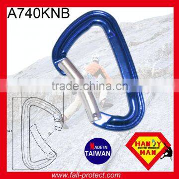 24KN Bent Gate Aluminum Mountain Climbing Carabiner Made in Taiwan photo-3