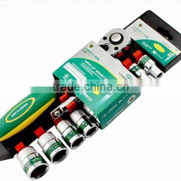 Best Selling 12pcs 1/2" Drive Socket and Ratchet Handle Set With High Quality photo-5