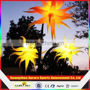 Led Stage Inflatable Lighting Star, Party Club Inflatable Wedding Decoration