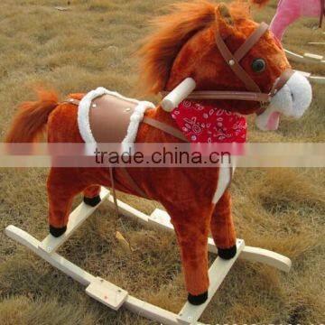 cheap funny products baby wooden rocking horse