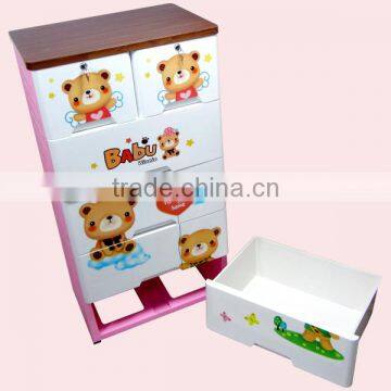 Storage Cabinet Plastic 5 Drawer Baby Plastic Drawer photo-2