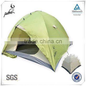 High water proof level 2 layer aluminum pole outdoor camping tent