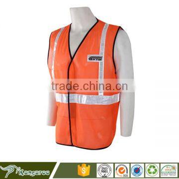 Polyester Fabric For Safety Vest With Reflective Tape