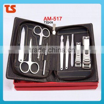 2014 new Nail Manicure set professional pedicure tools (AM-517)