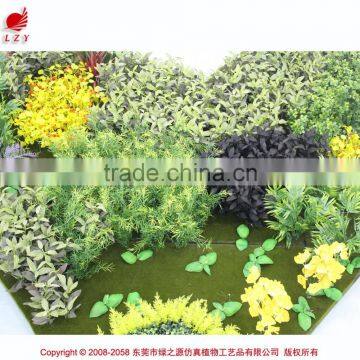 Artificial Vertical Garden Heart Shape Grass Wall Artificial Wall Art Decoration photo-4