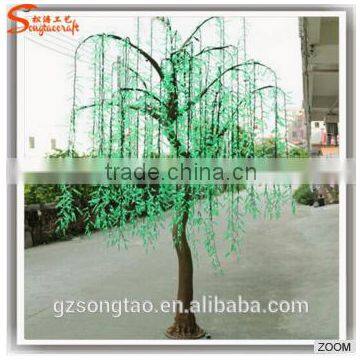 Factory Wholesale Artificial Weeping Led Lighted Willow Tree For Decoration photo-4