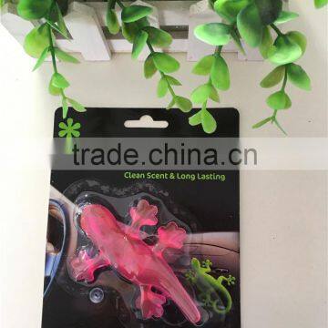 2016 rose pine gecko plastic air freshener