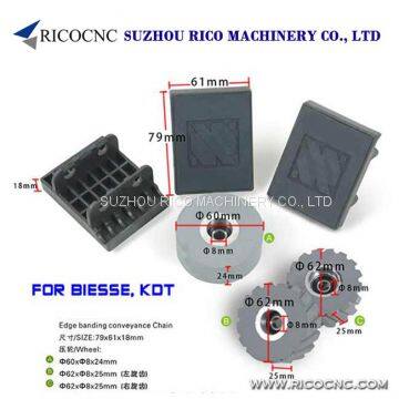 Coveryor Chain Track Pads for BIESSE SCM IMA Edgebanding Machine Edge Bander Chian Pads Edgebander Machine Tools photo-4