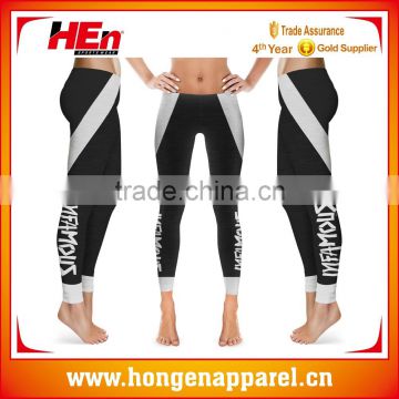 Hongen apparel High Quality Seamless Black Yoga Pants Yoga Pants Beautiful Sexy Design , Athletic Apparel Manufacturers