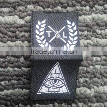 2017 High quality custom garments woven label clothing labels