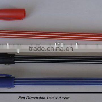 BHNPP4484 Ballpoint Pens Promotional Gift Plastic Stripe Ballpint Pen For Sale