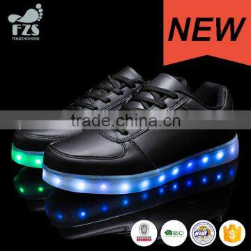HFJH199 Wholesale Colorful Led Light Sport Shoes For Adults photo-3