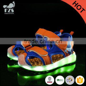 HFR-YS-44Novetly Factory Outlet different colors lumious light shoes for kids