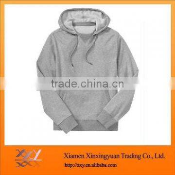 New Design Plain Grey Hoodies Custom China 