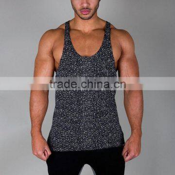 custom gym stringer vest, blank gym stringer tank top man