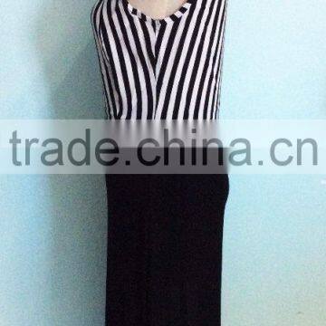 Cheapsale China Supplier Summer Women Chiffon Matching Fashion Casual Dresses photo-3