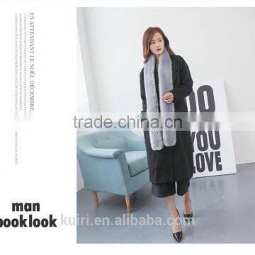 2016 Woman Faux Fur Scarf For Women Winter Warm Long Scarves Female Handmade Rex Rabbit Fur Scarf photo-3