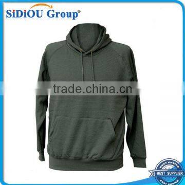 men's plain polyester cotton fleece hoodies