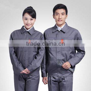 Juqian quality work cloth manufacturer China breathable gray blue unisex workwear uniform industrial uniform