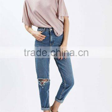 Blank Women Metallic Batwing T-shirt photo-2