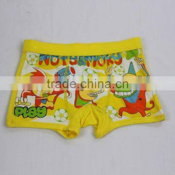 Lovely Yellow cotton 6~8 year old reteen kids underwear