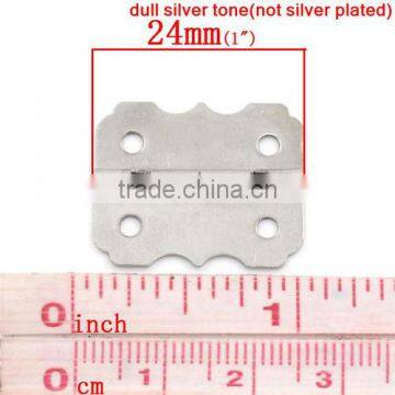 Factory Wholesale Silver Tone 4 Holes Door Butt Hinges photo-3