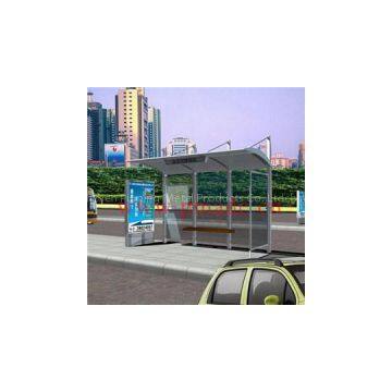 Steel Bus Shelter With Seats