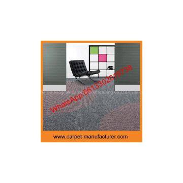Wholesale Cheap China Blue Color Polyamide Carpet Tiles With PVC Backing photo-3