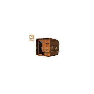 Indoor Alpha Barrel Sauna with Unique Heating Combination Grade A Red Cedar