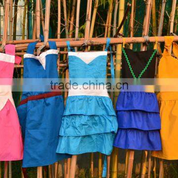 Wholesale aprons high quality kids girl apron for your lovely