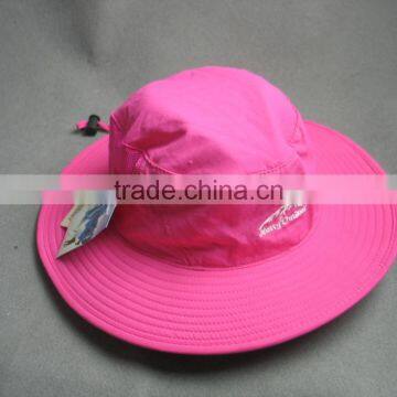 2016 100% cotton sun-proof custom bucket hat