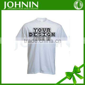 Wholesale cotton cheap custom print blank T shirt