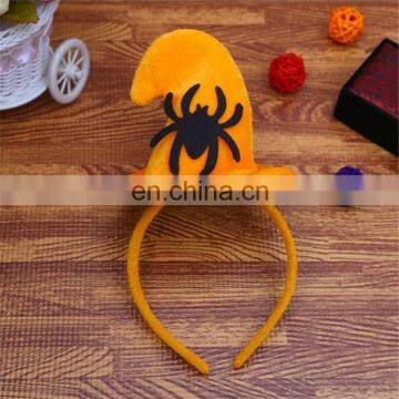 Children Halloween Cosmetics Hat Headdress Halloween Party Smile Face Pumpkin Headband photo-2