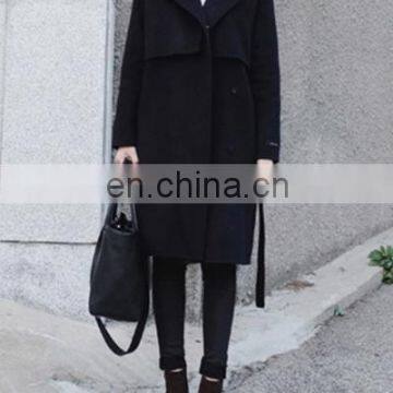 New design winter ladies long coat deisgn