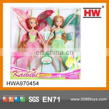 Best Selling 11.5 '' Plastic Beautiful Doll Angel Wings l for Kids