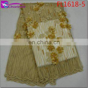 High Quality Women Dress African Lace Fabrics FL1618 photo-6