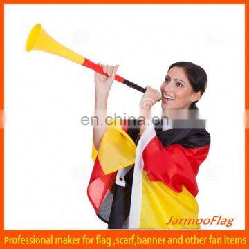 football trumpet with Germany national flag