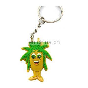 custom cheap soft pvc 2D 3D logo keychain