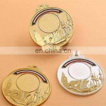 gold plating award medals sports metal medal customized