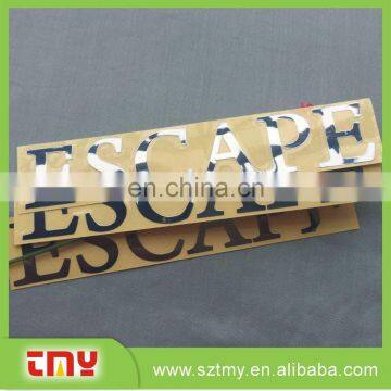 Custom Cheap Embossed Laber Sticker Adhisive Metal Laber Sticker photo-3