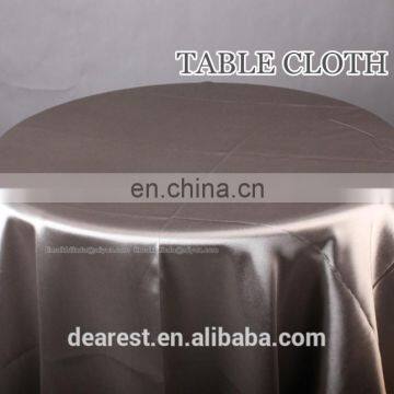 cheap decorative round table cloths Wholesale round plain polyester wedding table cloth