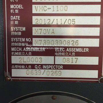 Taiwan Hartford VMC-1100 CNC Vertical Machining Center photo-4